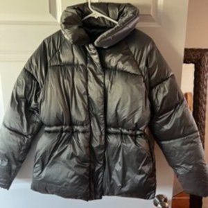 Target's A New Day Puffer Coat Silver